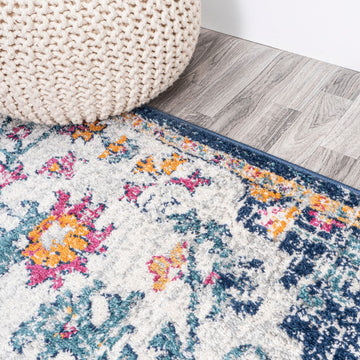 Anaise Ornate Boho Medallion Area Rug